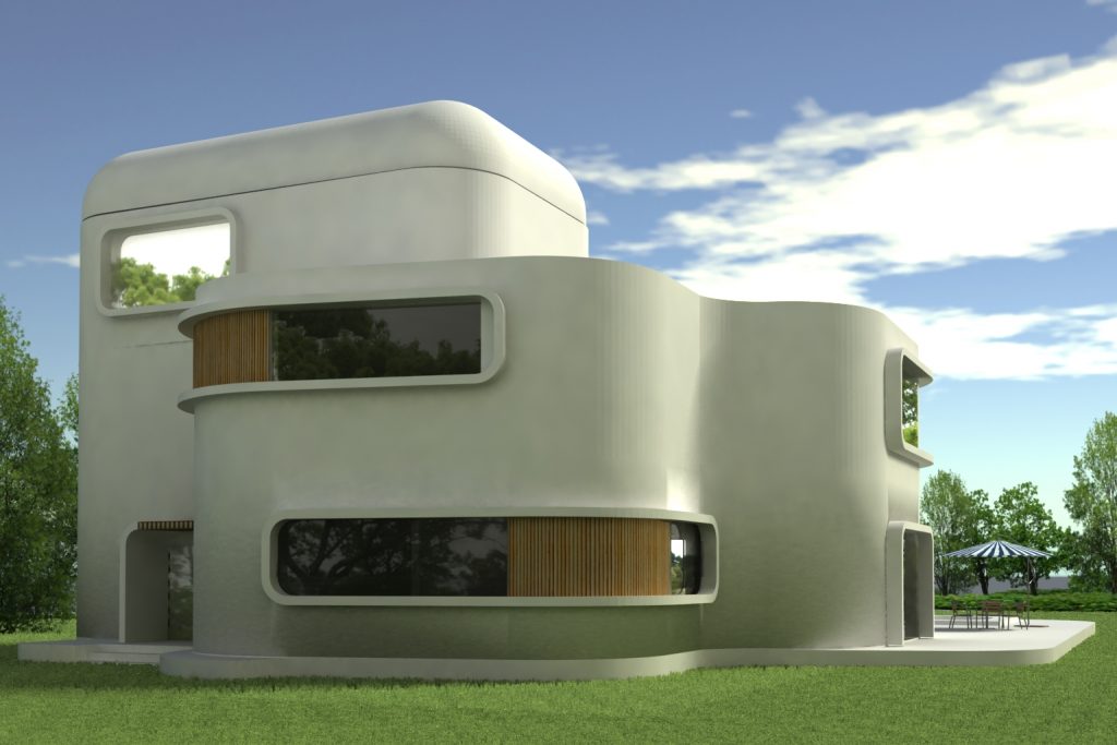 Proiect casă ecologică cu formă organică