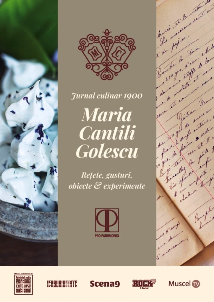 CP_Jurnal culinar Maria Cantili Golescu – reţete, gusturi, experimente