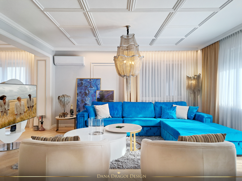 Penthouse spectaculos în stil clasic modern în Bucureşti pentru o familie de 4 persoane