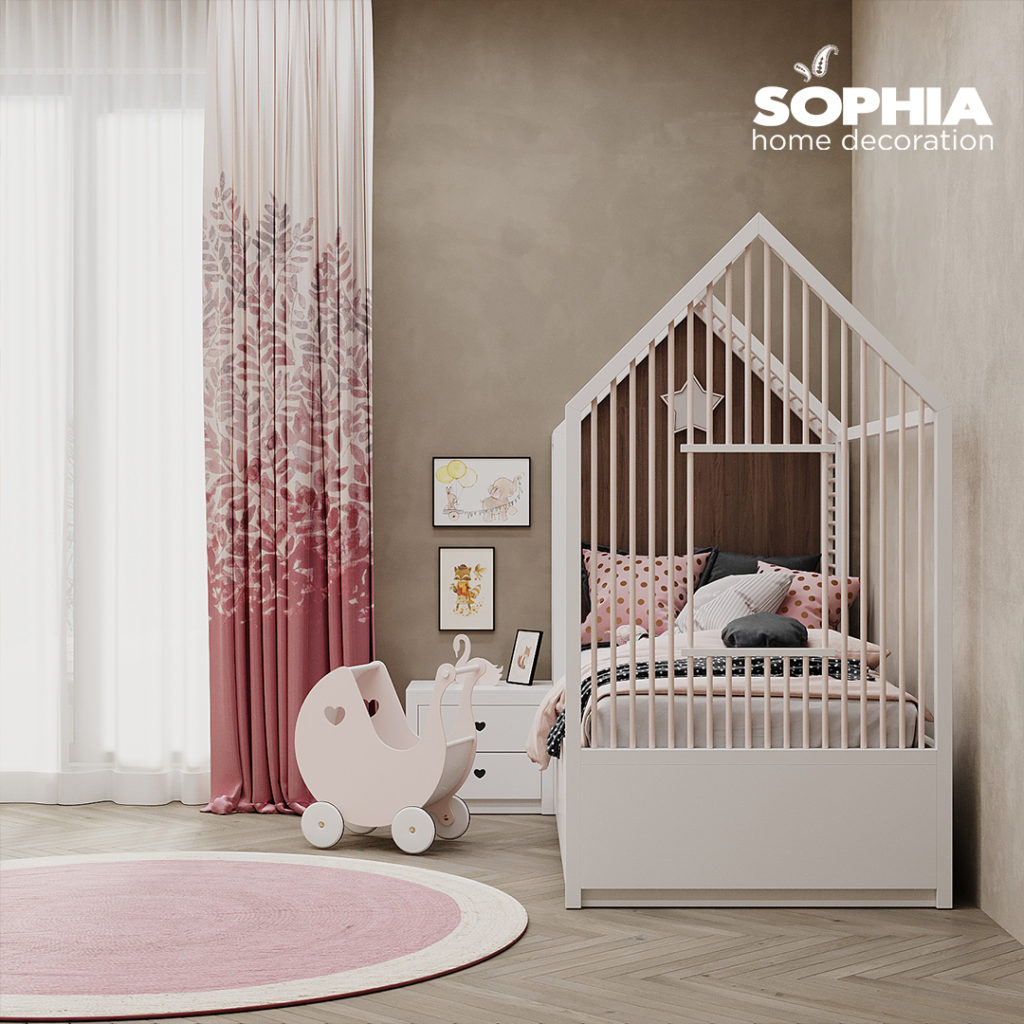 Perdele şi draperii vesele de la Sophia pentru camera copilului 